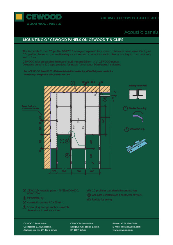 CEWOOD Download files – ISOLITH Dämmplatten Dämmelement